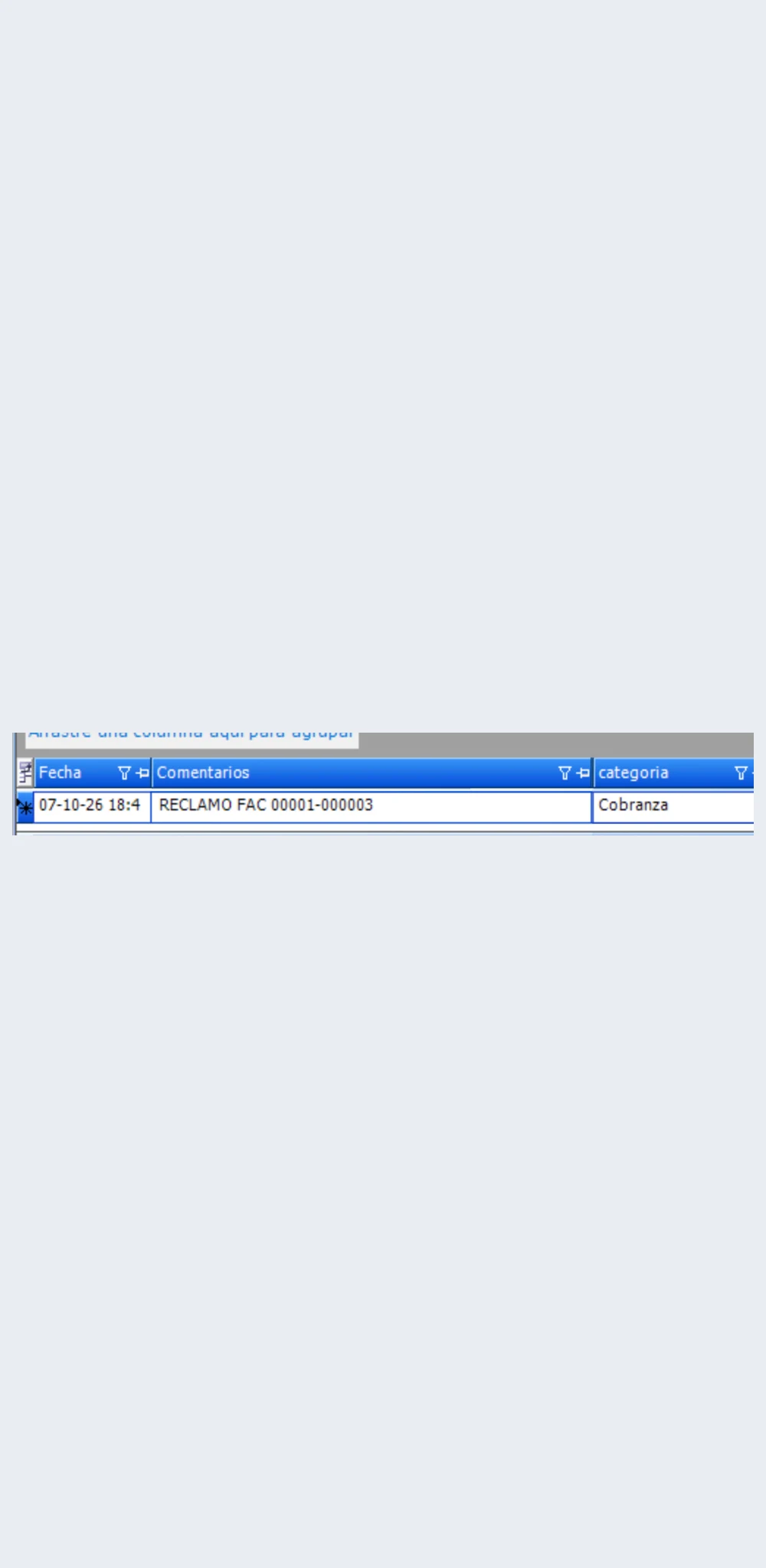 CRM Go en el celular: Cobranza