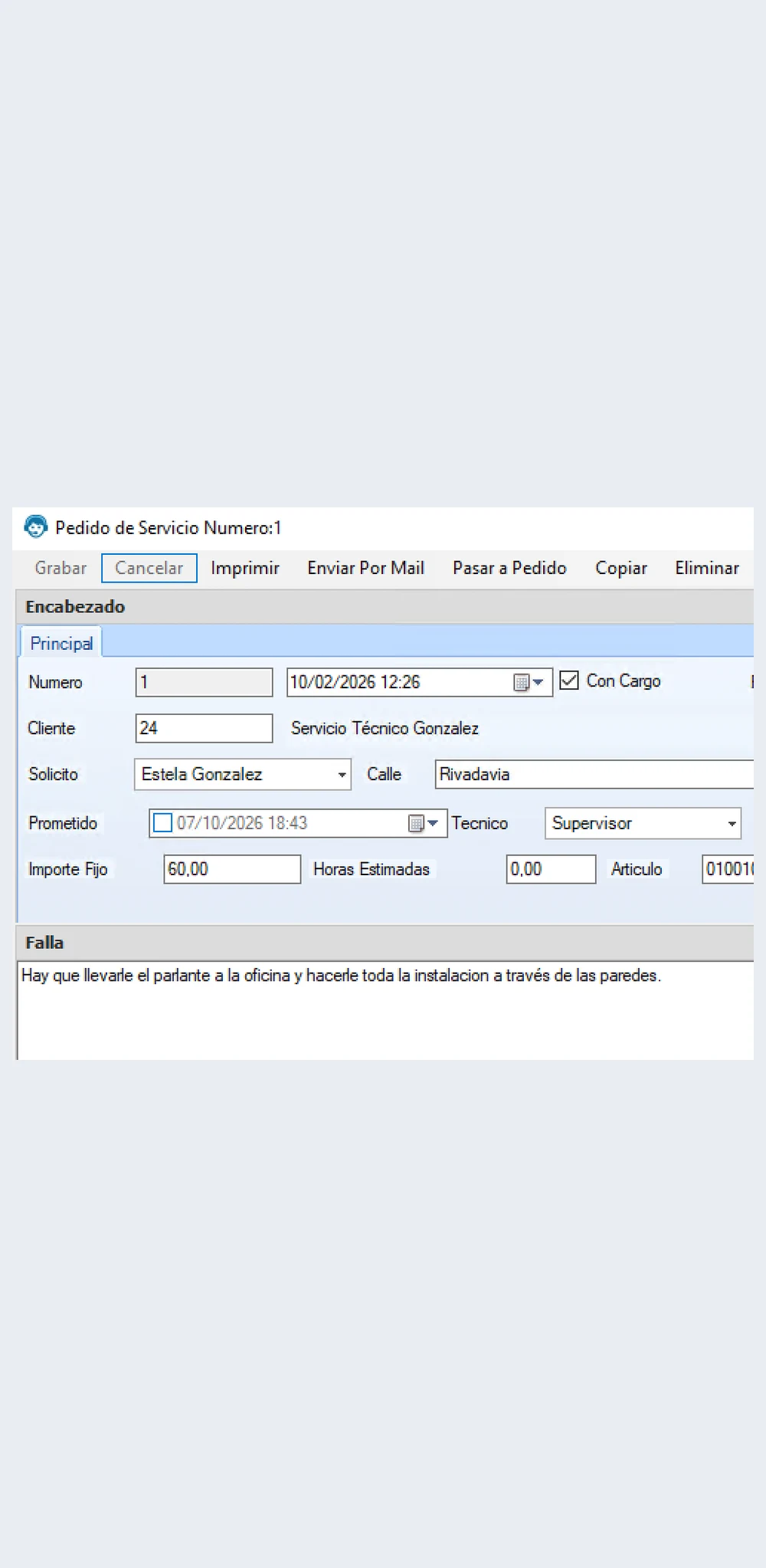 CRM Go en el celular: Postventa