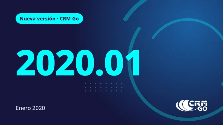 Nueva Versión CRM Go 2020.01
