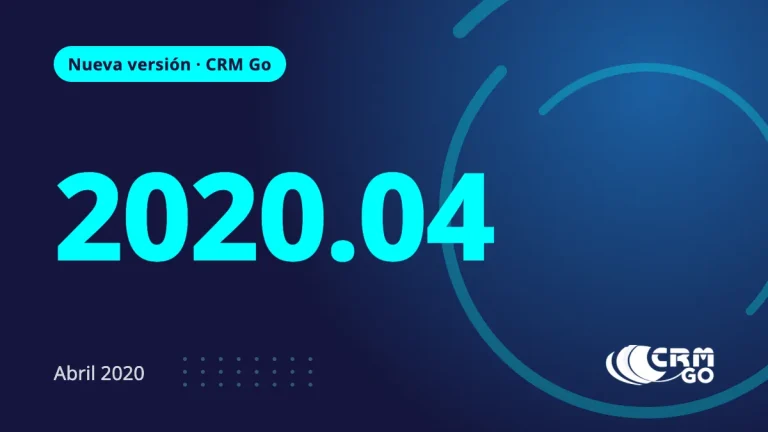 Nueva Versión CRM Go 2020.04