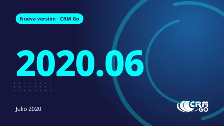 Nueva Versión CRM Go 2020.06