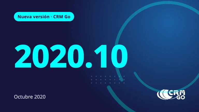 Nueva Versión CRM Go 2020.10