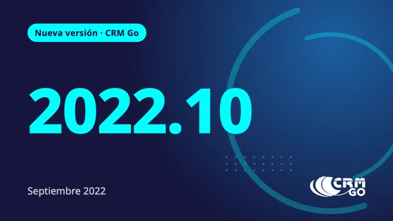 Nueva Versión CRM Go 2022.10