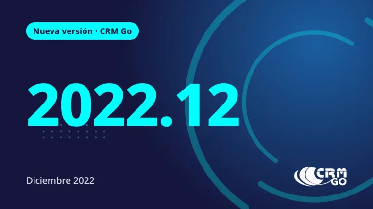 Nueva Versión CRM Go 2022.12