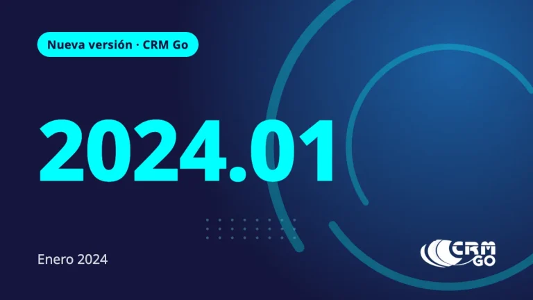 Nueva Versión CRM Go 2024.01