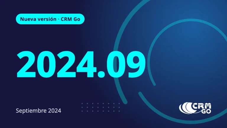 Nueva Versión CRM Go 2024.09