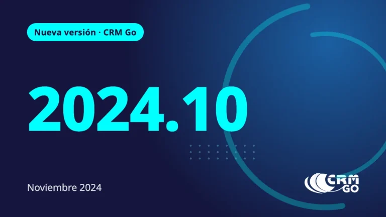 Nueva Versión CRM Go 2024.10