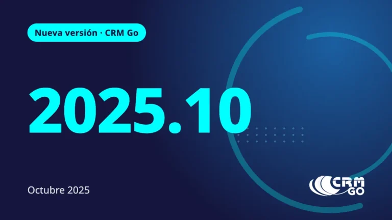 Nueva Versión CRM Go 2025.10