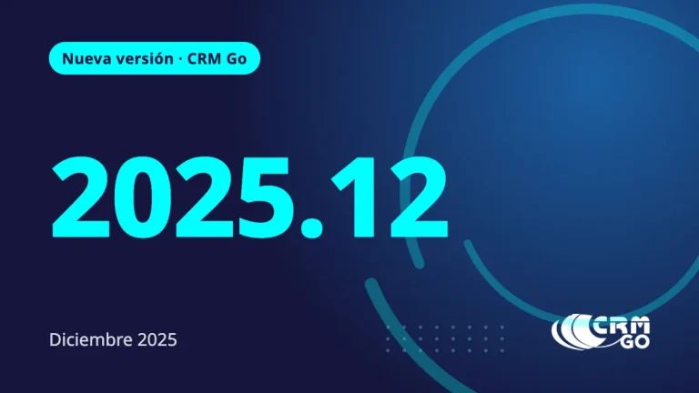 Nueva Versión CRM Go 2025.12