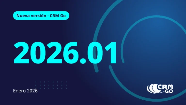 Portada de Nueva Versión CRM Go 2026.01