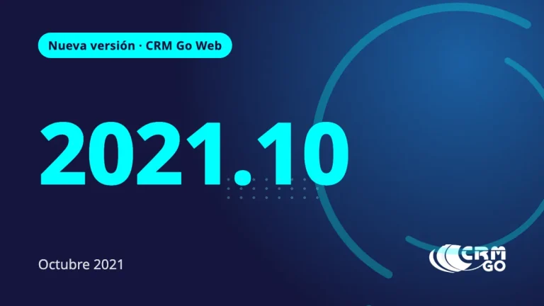 Nueva Versión CRM Go Web 2021.10