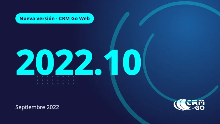 Nueva Versión CRM Go Web 2022.10